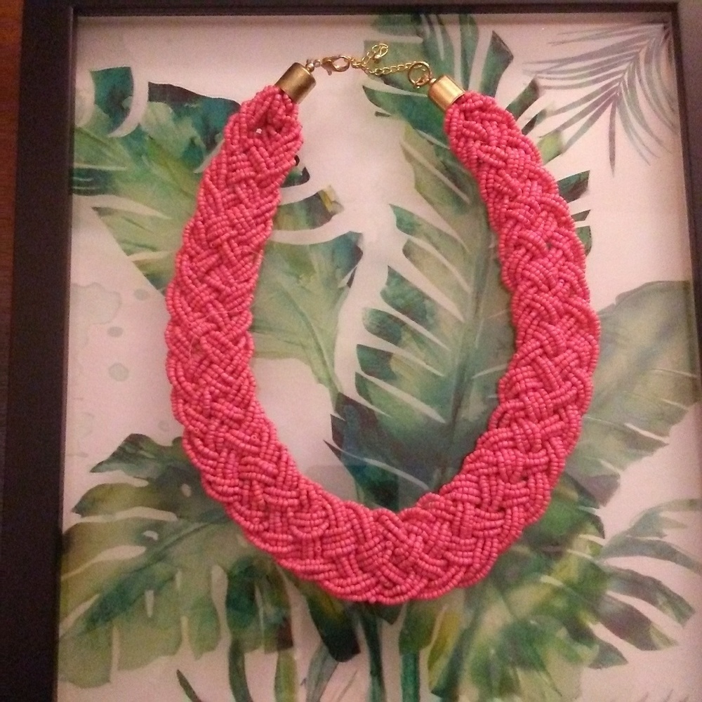 Boho seed bead necklace